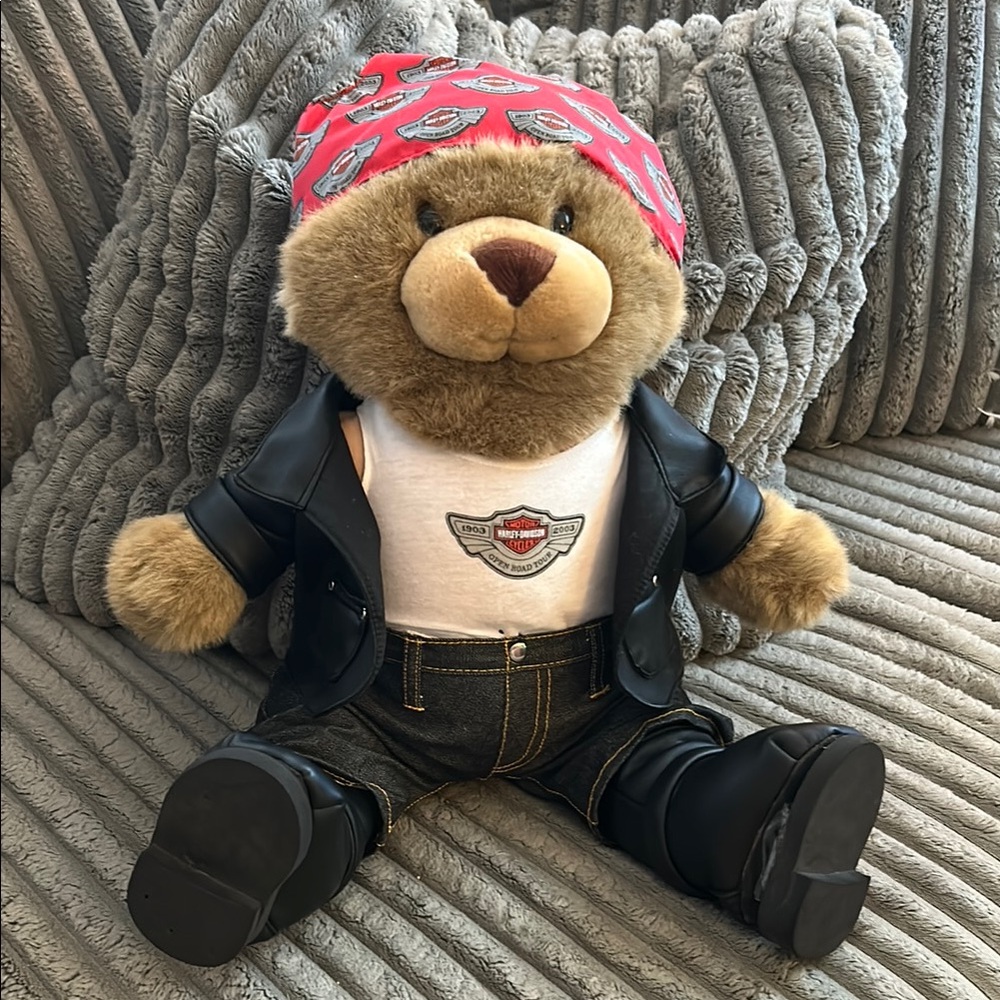 Harley-Davidson 2003 Open Road Tour Plush Biker Bear Toy Stuffed Animal 🧸 🏍️